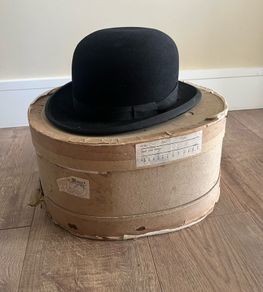 Antique 1928 Bowler hat by Woodrow & Sons Dublin