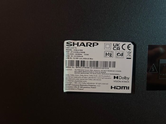 sharp smart TV