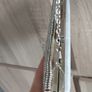 silver rhinestones fringe clutch Image 7