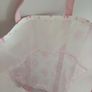 Large pink floral laundry bag Image 3