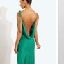 PrettyLittleThing Emerald Green Diamante Strap Cowl Neck Maxi Dress BNWT UK 10 Image 8