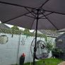 Garden umbrella and stand Image 4