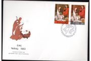 1983 Ireland Christmas Commemorative Stamps Post &amp; Telegraph First Day Cover (FDC)
