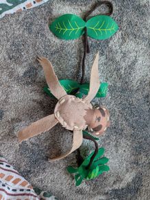 sloth felt decoration