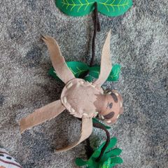 sloth felt decoration
