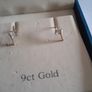 ladies 9ct gold earrings Image 5