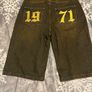 Ed Hardy Urban Outfitters Baggy Denim Shorts Size 4 Image 3