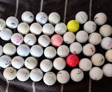 Fifty Recycled Unused Golf Balls