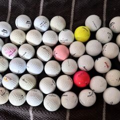 Fifty Recycled Unused Golf Balls