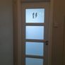 white internal solid wood laminate covered doors x 3 Image 3