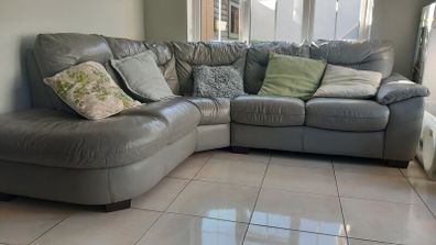 leather corner couch