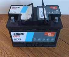 Stop/Start Car battery - Exide EFB 096  - El700  - New!