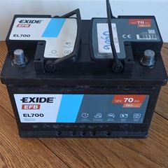 Stop/Start Car battery - Exide EFB 096  - El700  - New!