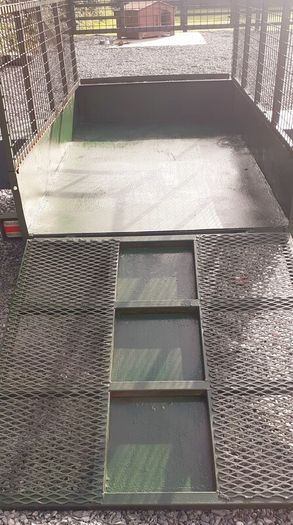 factory made trailer all steel.