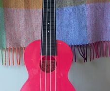 Fuschia Pink Ukulele