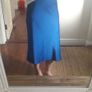 H&M midi satin skirt size 8 Image 3