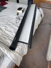 Electronic Projector Screen & Projector (Apple Airplay)