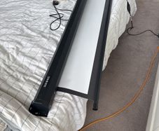 Electronic Projector Screen & Projector (Apple Airplay)