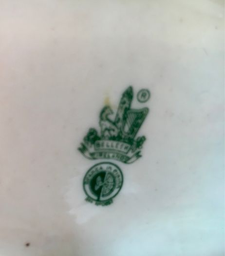 Belleek Owl Vase