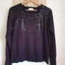The White Company Sequin Wool/ Cotton Knitted Jumper Size Uk 12 Image 3