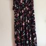 V by very ladies Black floral jersey stretch jumpsuit size 10 includes post Image 6
