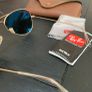 Rayban polarised aviator sunglasses Image 5
