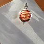 Silver and glass swirl pendant Image 4