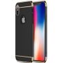 Stylish Back Cover Case for iPhone XS MAX Hybrid Black and Gold Saver Image 2