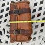 Leather saddlebags rustic tan Image 8