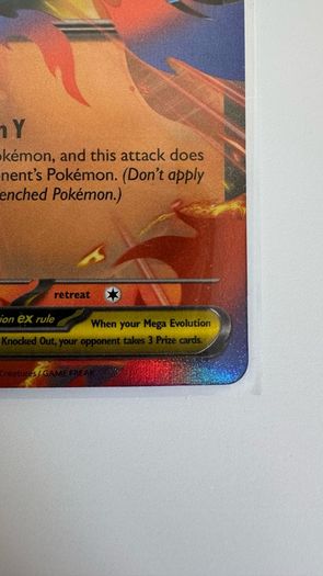 Pokemon TCG Mega Charizard Y Ex Card and Tin