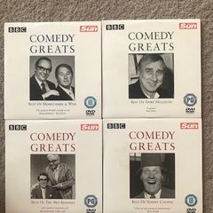 Comedy Greats 4 x Dvd Set Irish Sun Tommy Cooper Spike Milligan