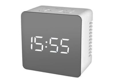 Digital Clock Bedside Watch with Thermometer LED Screen Temp