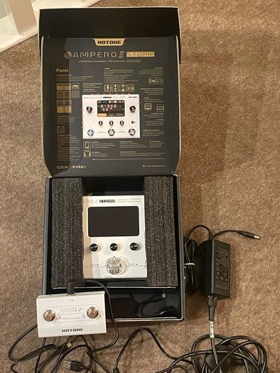 Hotone ampero2 stomp plus Dual Momentary Footswitch. Hotone FS-2 Ampero Switch+