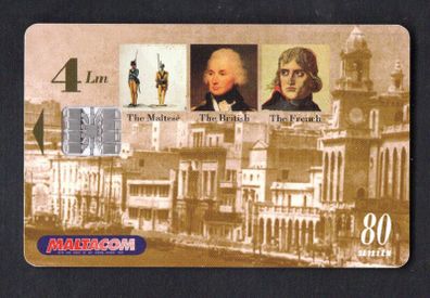 1998 Malta 80 Unit Blockade (Schlumberger - SC7) Call card
