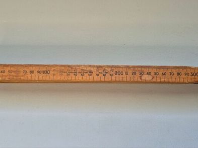 Vintage Blundell Harling 2m Wooden Folding Ruler Bs 4484 Metric For ...