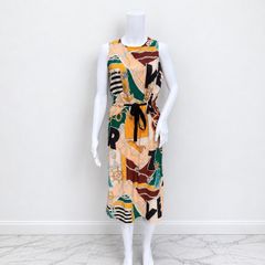 New Primark Vintage Style Nautical Chain Print Midi Dress