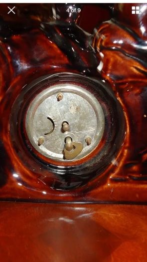 Vintage German deco clock