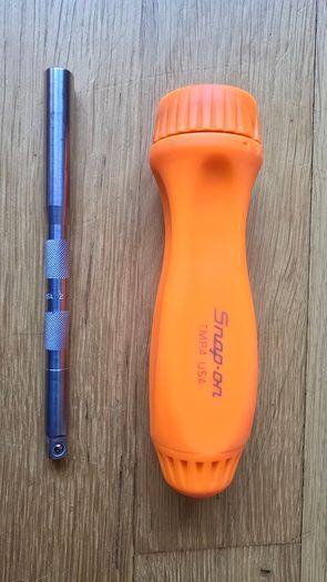 Snap-On Hard handle Ratcheting Screwdriver brand new Unused