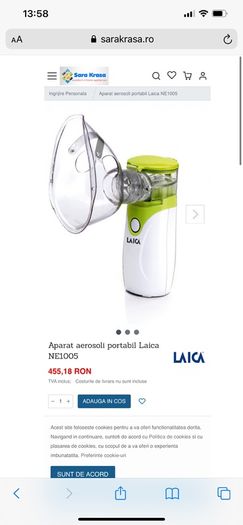 Laica portable aerosol dispenser
