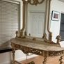 Authentic Italian marble console table and matching mirror Image 6