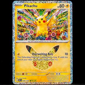 Pikachu 040/128 Holo Rare 18/30 30th Celebration Anniversary Pokemon Card Shinji Kanda
