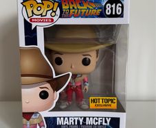 Funko Pop! Back to The Future. Movies Marty McFly (Cowboy) Hot Topic Exclusive #816