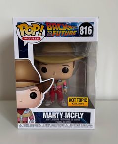 Funko Pop! Back to The Future. Movies Marty McFly (Cowboy) Hot Topic Exclusive #816