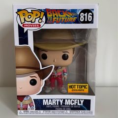 Funko Pop! Back to The Future. Movies Marty McFly (Cowboy) Hot Topic Exclusive #816