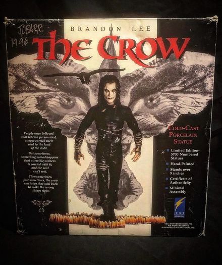 The Crow Cold - Cast Porcelain Autographed