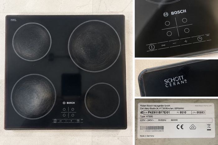 Neff Stainless Steel Oven and Bosch Ceramic 4 Zone hob