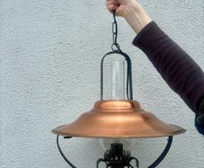 Retro Style Copper Light Fittings x 4
