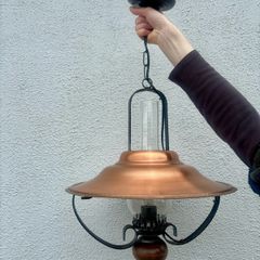 Retro Style Copper Light Fittings x 4