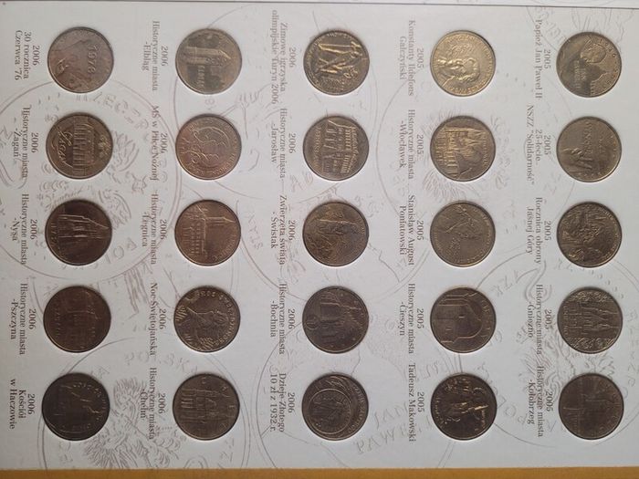 Asking price 440 euro. Poland Set of 2 zloty coin GOLD NORDIC 1995-2009 (103 pieces).