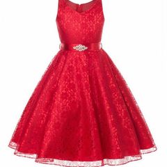 New Girls Party Flower Formal Wedding Bridesmaid Pageant Prom Christening Dress Age 14yrs
